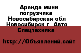 Аренда мини погрузчика. - Новосибирская обл., Новосибирск г. Авто » Спецтехника   